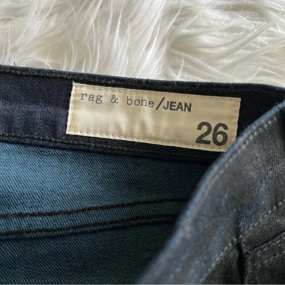 NWOT Rag & Bone Skinny Jeans Blackpool Coated Denim 26 - Picture 7 of 11